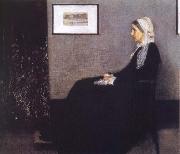 James Abbott McNeil Whistler Arrangement in Grey and Black Nr.1 or Portrait of the Artist-s Mother Spain oil painting artist